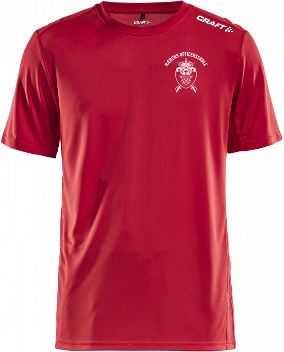 Craft - Ho Rush Ss T-Shirt Herre - Rød & hvid