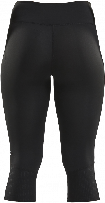 Craft - Ho Rush Capri 3/4 Tights Women - Zwart & wit