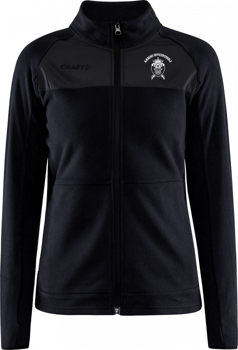 Craft - Ho Full Zip Micro Fleece Jacket Woman - Zwart & granietgrijs